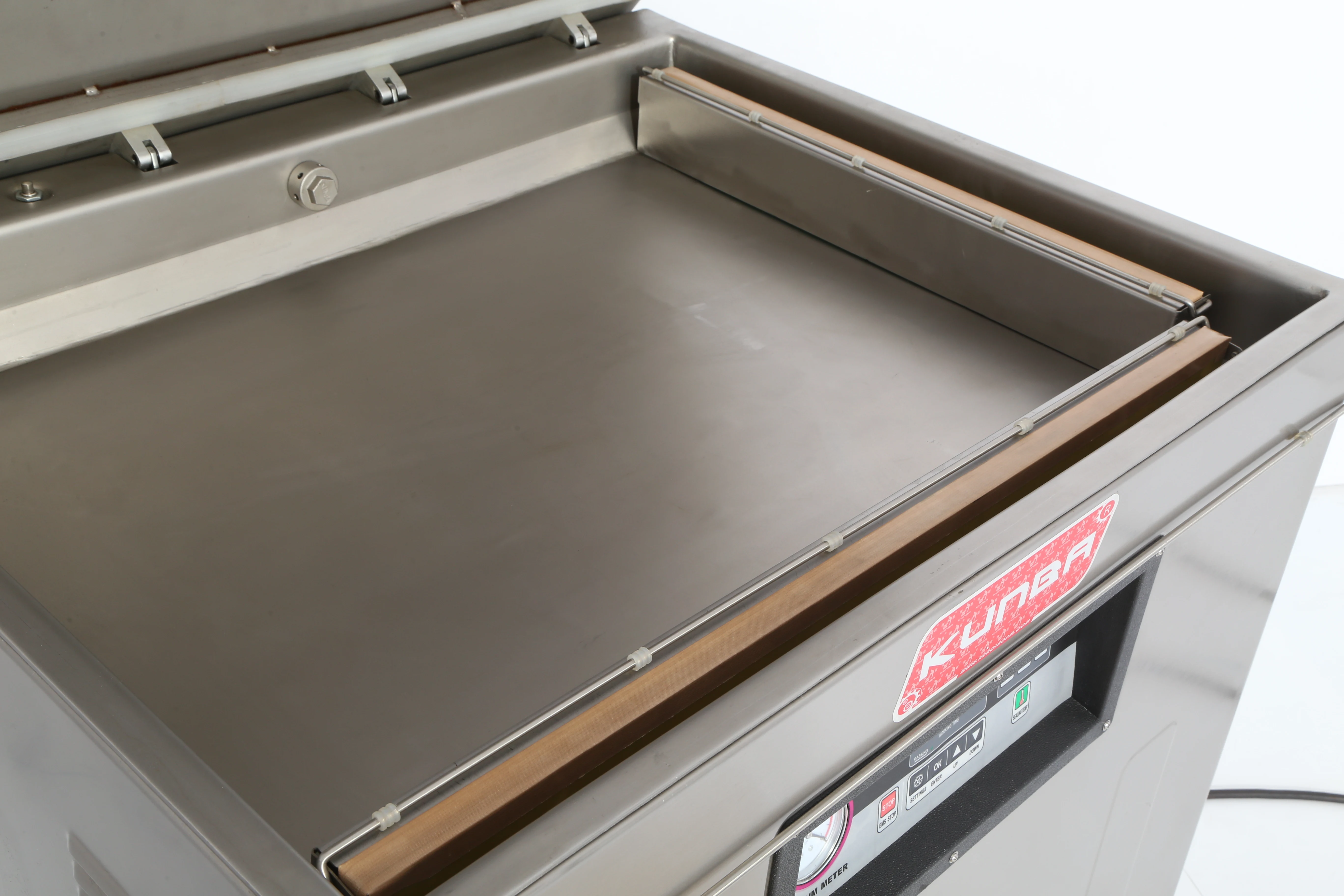 
KUNBA Dz-800/2L Whole Stainless Steel Single Chamber Vacuum Pumping Sealing Band Packing Machine for food fish 