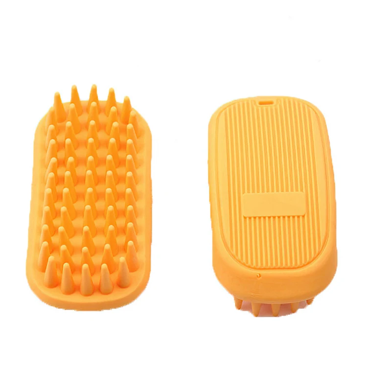 Pet bathing gloves made of soft silicone material