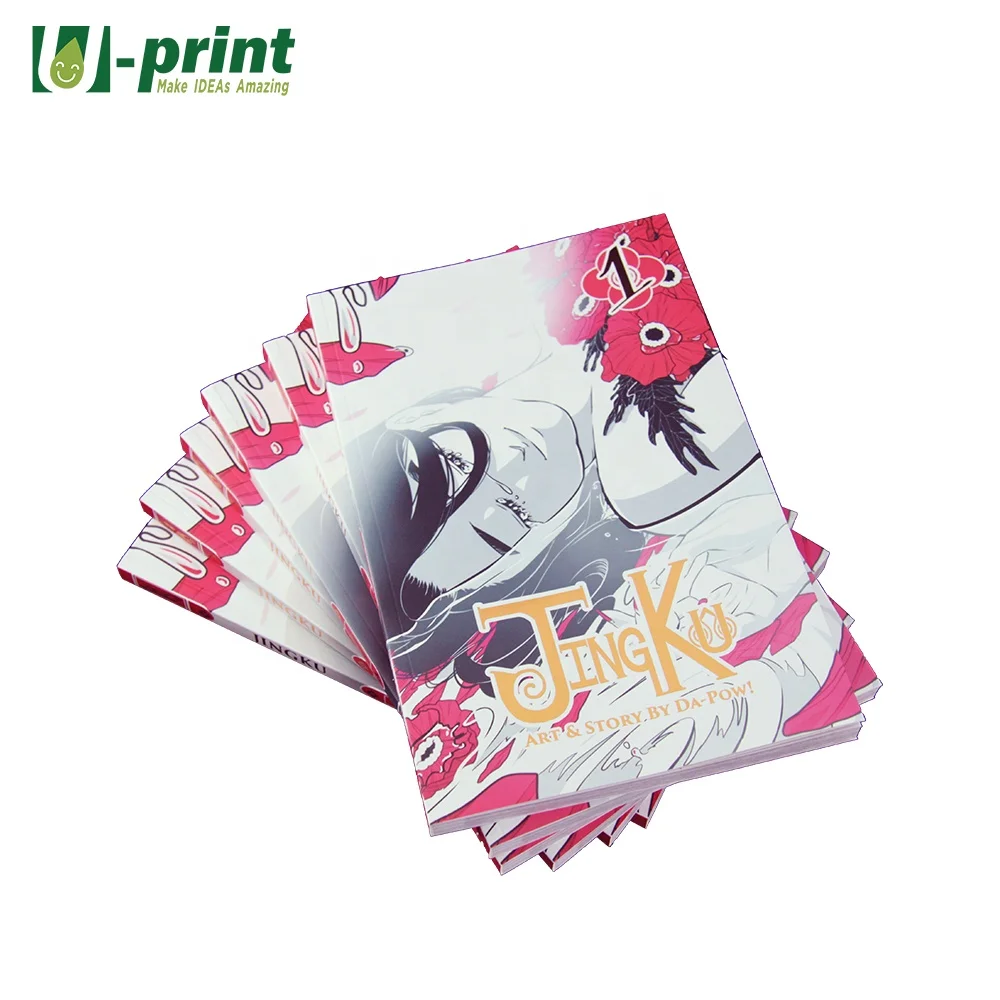 Bulk Wholesale Custom Perfect Softcover Manga Comic Book Printing Offset Print Comics
