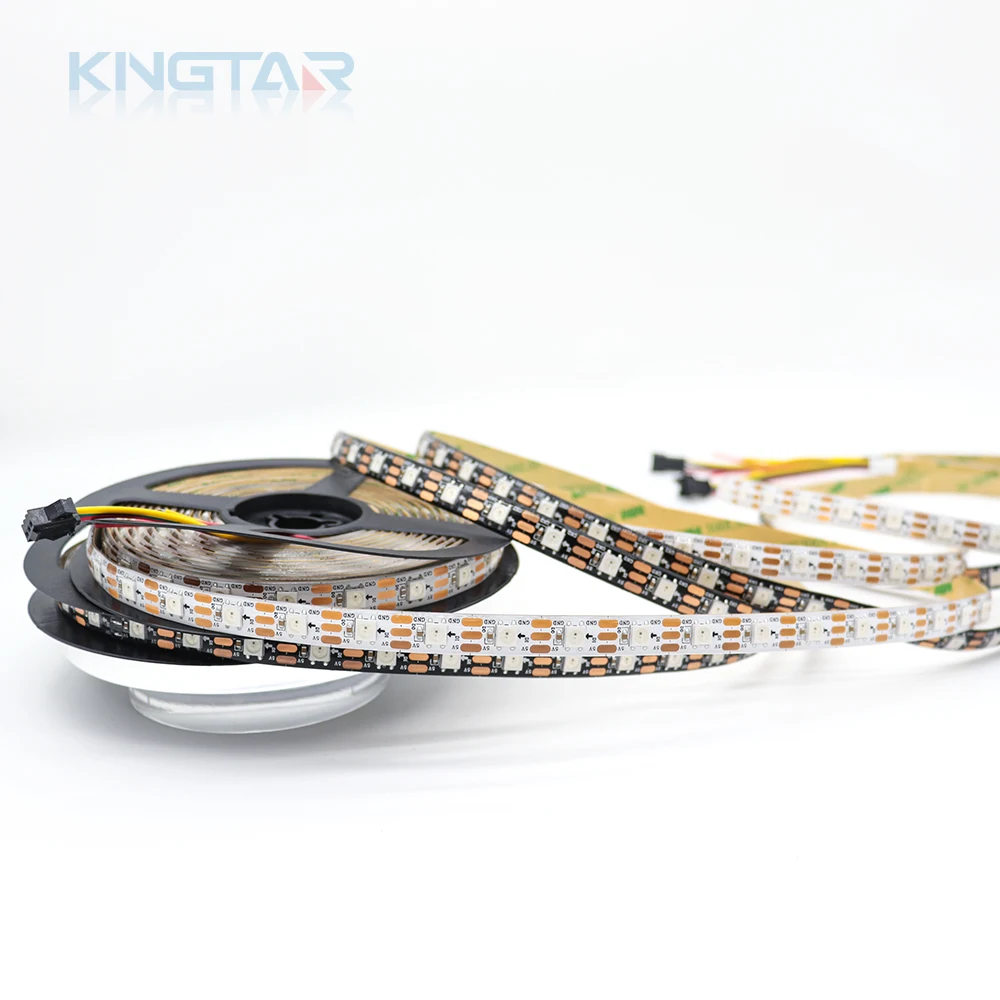 Wholesale 5V Pixel LED Strip China WS2812B 60leds Addressable RGB LED Strip PCB Lighting