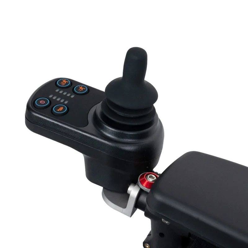 Motorized electric carbon fiber wheelchair with remote controller