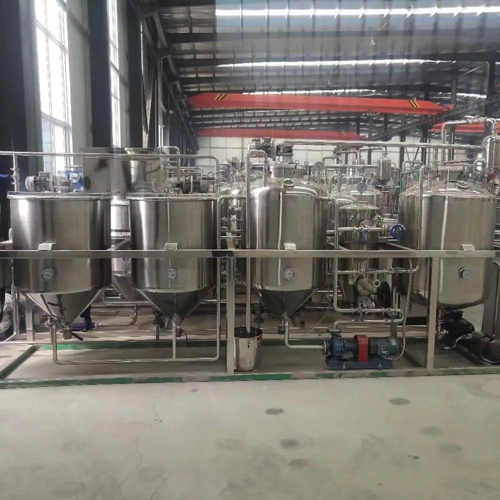 Small cooking oil refinery , edible oil refining machine for Africa