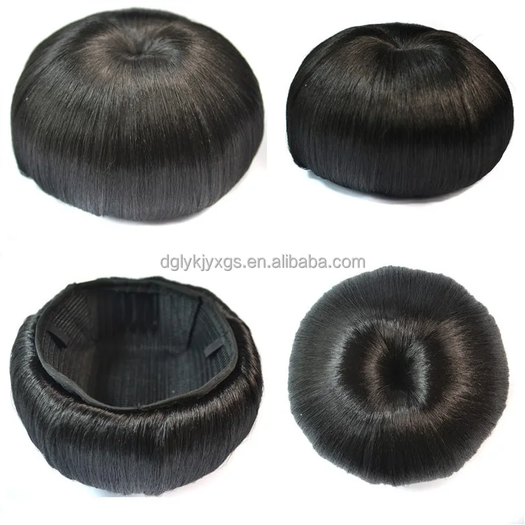 WE07 Wholesale Bride Hair Bun Elastic Drawstring Chignon Pick Clip in Chignon Hair Updo Synthetic Hair Bun