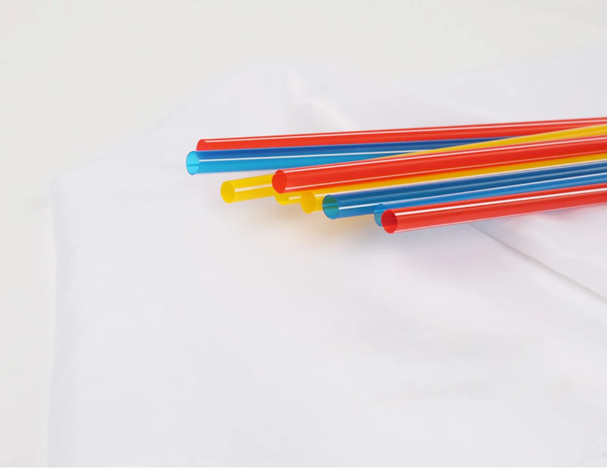 Amazon Hot Sale High Quality Multi Colored PP Plastic Drinking Straw Free Sample OEM