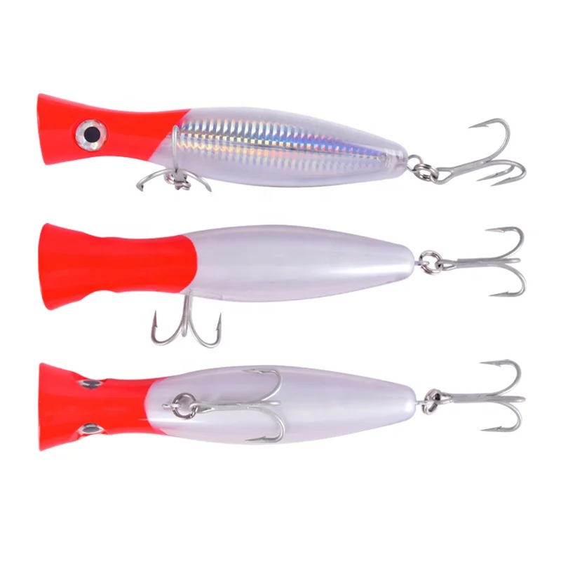 AGITEK Hot Promotion 200mm Popper Lures Saltwater Trolling Popper Surface Lures Fishing Lures