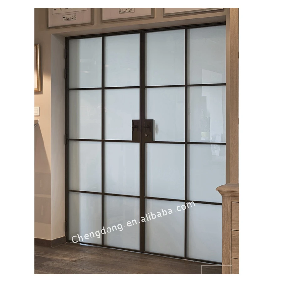 Steel basement burglar proof door wrought iron frame american new latest security doors