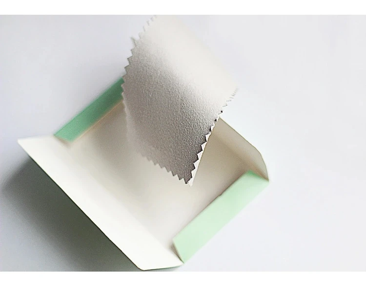 Wholesale Custom Jewelry 925 Silver Polishing Cleaning Cloth With Logo