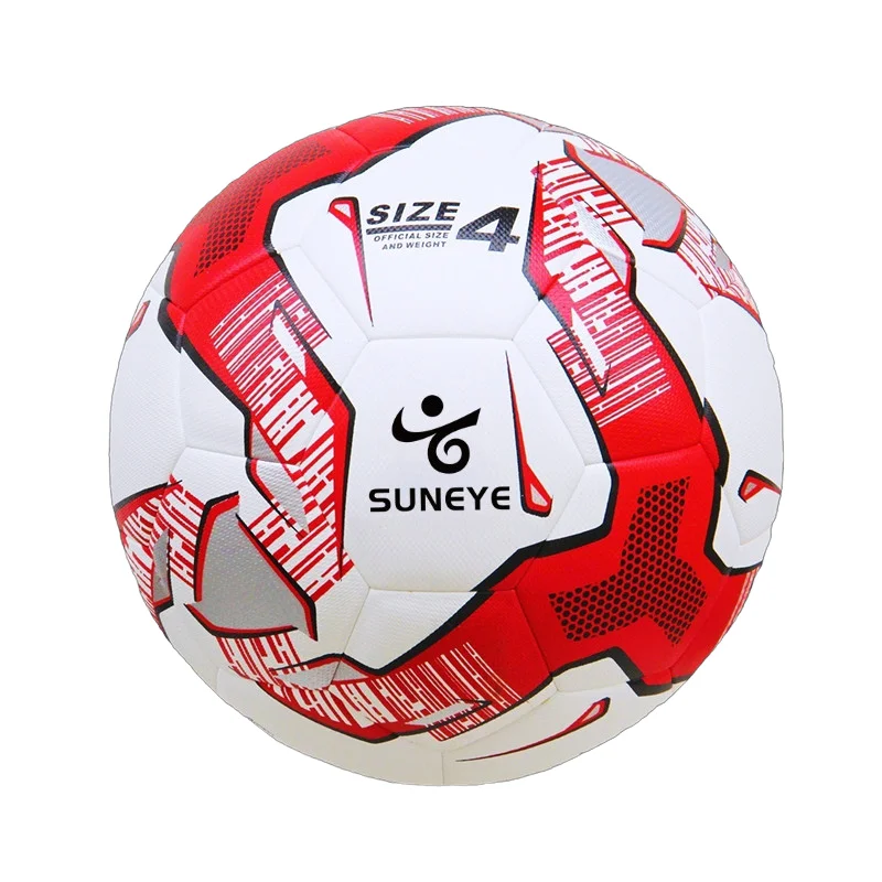 Best-Selling Low Bouncing PU Soccer Ball Quality Size 4 Football for Training & Entertainment Made with Rubber & PU Leather