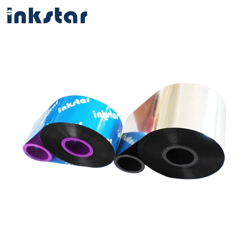 Inkstar T3 TTO Near Edge Wax/Resin Mixed  Dual Core Barcode Ribbon for Food Industry