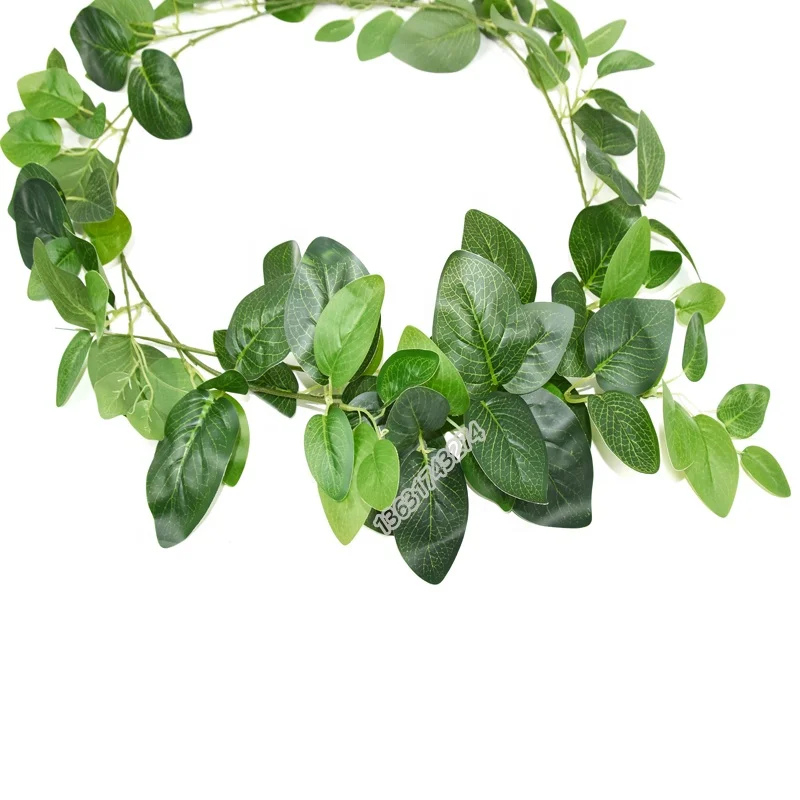 Factory sale fence plant 190cm Fittonia artificial hanging flower for wall decoration
