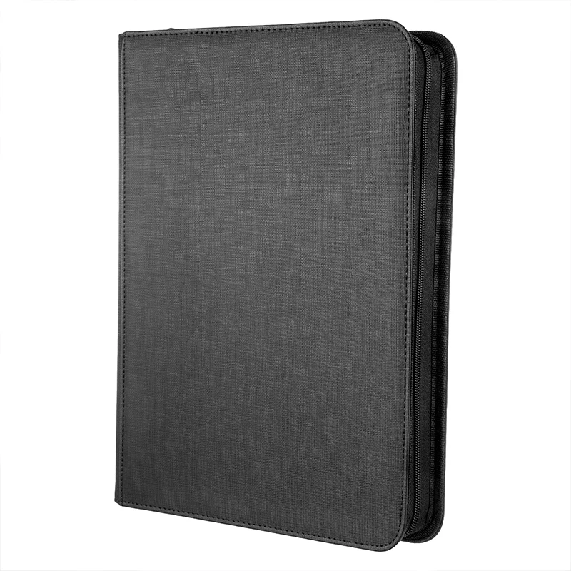 Trading Card Binder with Sleeves 540 Pockets Zipper Binder Card Holder Collectors Album Folder with 9-Pocket Sheet