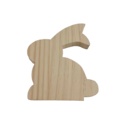 Easter decorations wooden rabbit ornaments kindergarten shop counter decoration Wooden handicraft Rabbit Pendant