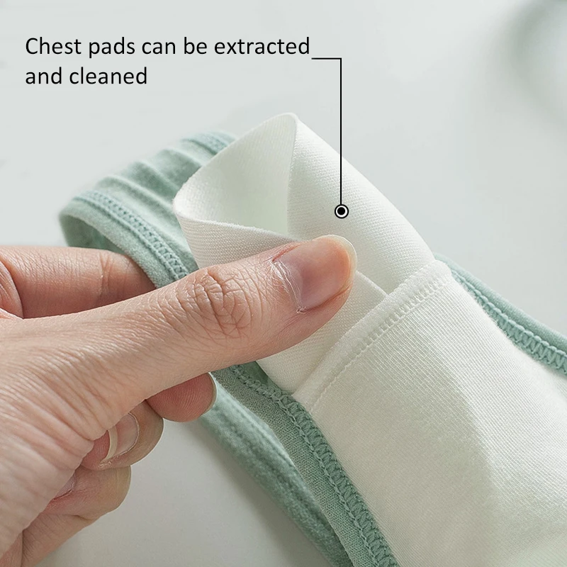 Ananbaby Premium Cotton Wireless Pregnant Maternity Breastfeeding Bra Wholesale Comfortable Nursing Bra