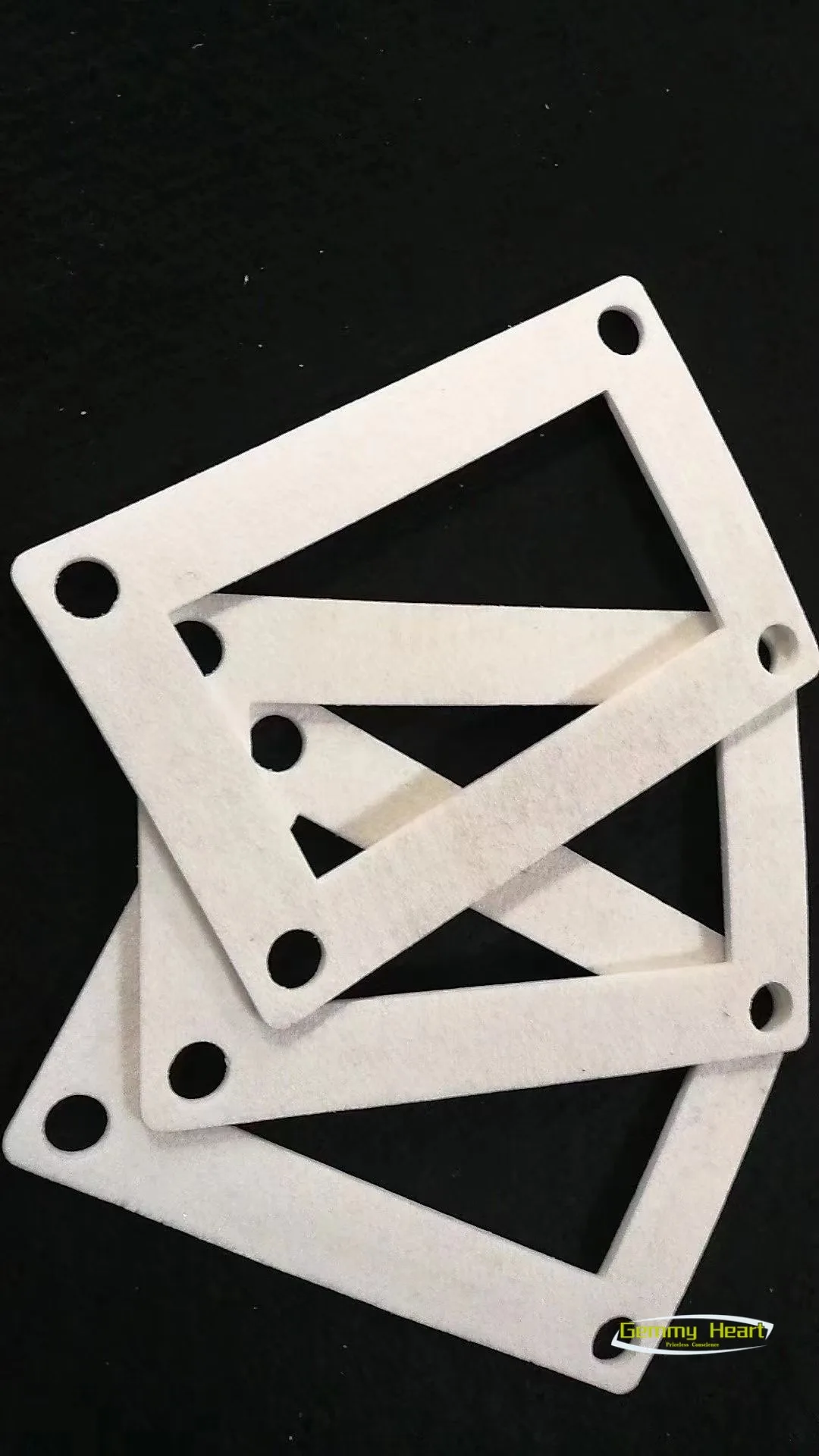 High quality low price thermal insulation fire resistant ceramic fiber gasket for wholesales Customizable and designable