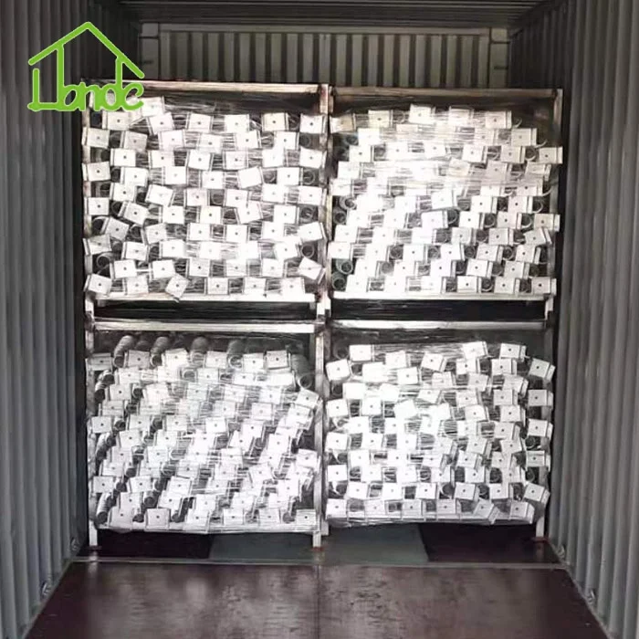 Heavy Duty No Dig Ground Screw Anchor U-Model Screw Post Stake for Wooden House