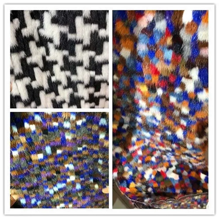 High quality wholesale price real mink sable fur blankets with cheap price Support custom lounge furniture toy pillow