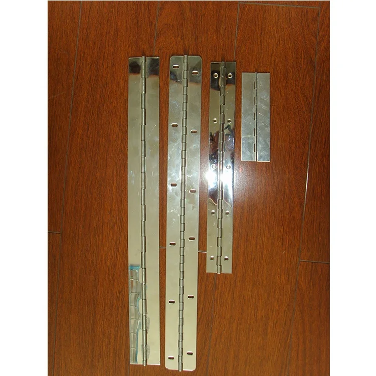 Best selling cheap furniture accessories brass long piano hinges
