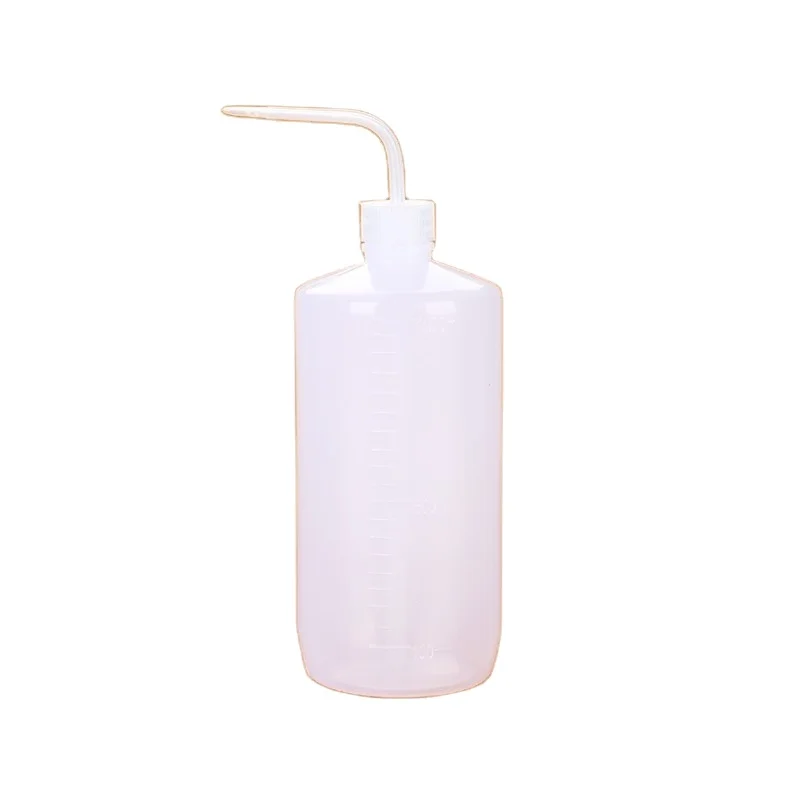Wholesale Laboratory 250ml 500ml 1000ml Curved Mouth Bottle Plastic Washing Bottle