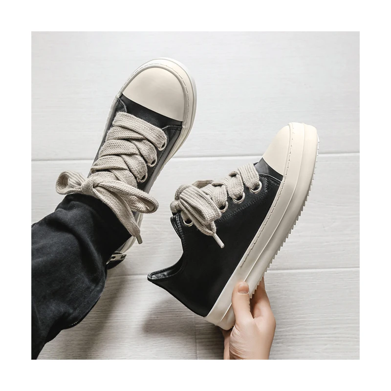 High Quality Luxury Custom LOGO Leather Sneakers Men Manufacturers