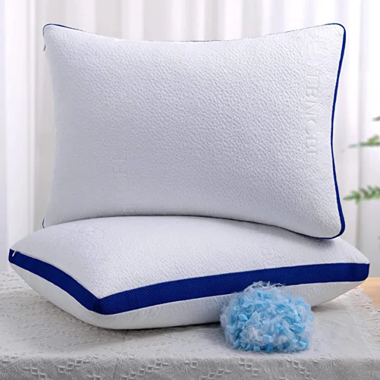 Factory direct supply pillow cross-border dormitory hotel processing custom pillow core broken memory foam filling
