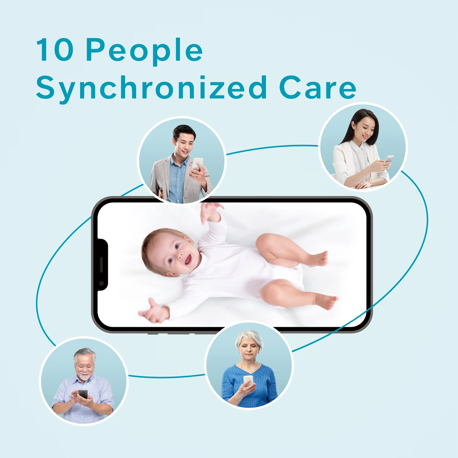 New Design 1080P Wifi Camera Wireless Baby Monitor with HD Audio Automatic Movement Motion Tracking Detector Night Vision