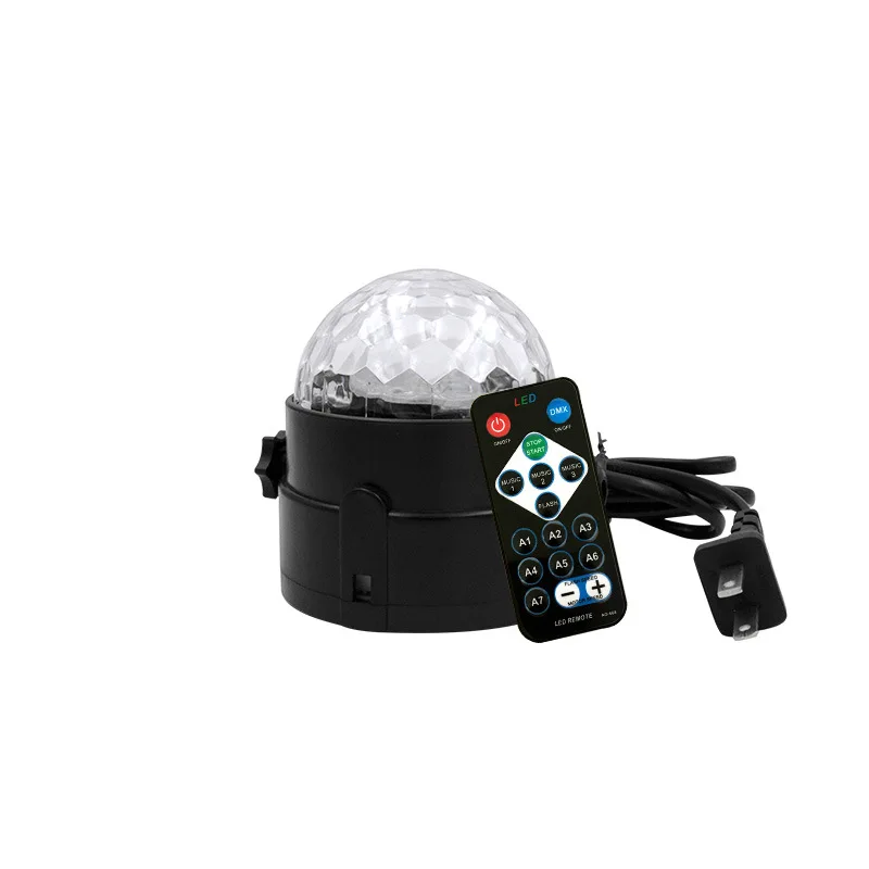 
Disco Ball Party Lights RGB Rotating LED Disco Stage DJ Lights Crystal Magic Light for KTV 