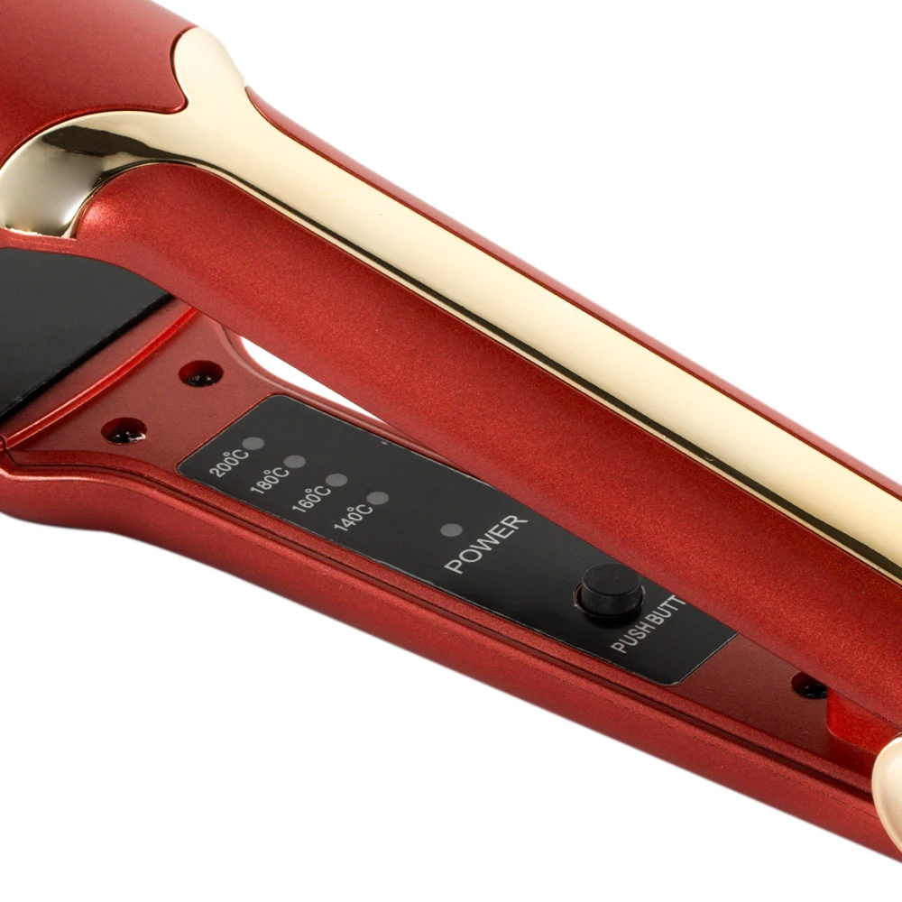 Electric hair straightener comb  45w digital temperature control  reduce hair damage  ceramic coating