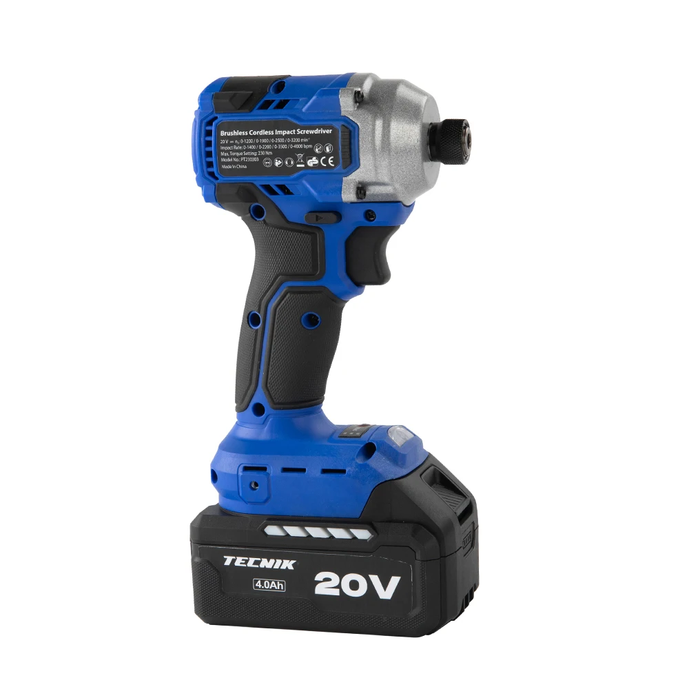 TIPTOP Hot Sale 18v 20v Lithium Battery Power High Torque Rechargeable Cordless Electric Impact Screw Driver Drill Tool Kit
