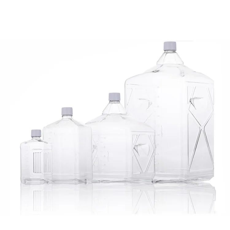 Lab Disposable Large Capacity 2 L 5 L 10 L 20 Liter Storage Containers for Liquid