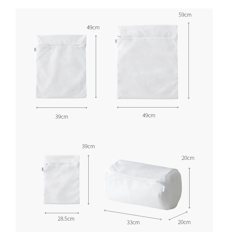 
Commercial Mesh Laundry Bag Sturdy Mesh Material with Zipper Closure. Ideal Machine Washable Mesh Laundry Bag 