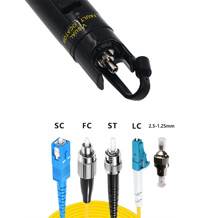 FCST080503 Efficient And Economical 1mw Pen Type Fiber Visual Fault Locator VFL For Fiber Tracing & Fiber Routing