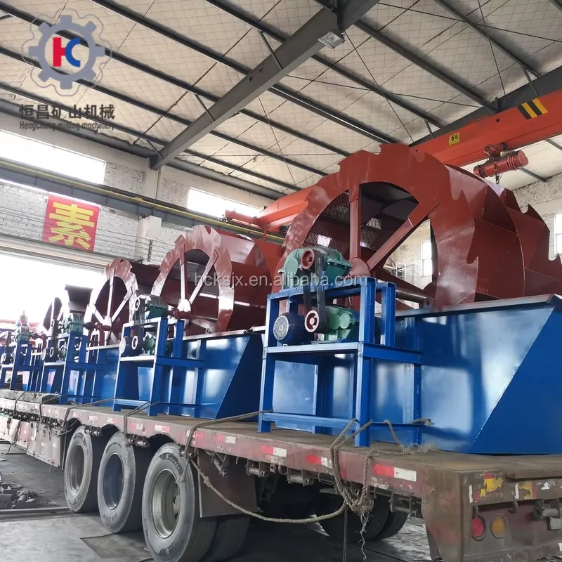 Large Scale Mining Wheel Bucket Sand Washing Machine Tungsten Sea Sand Quartz Sand Filtration Cleaning Desliming Equipment