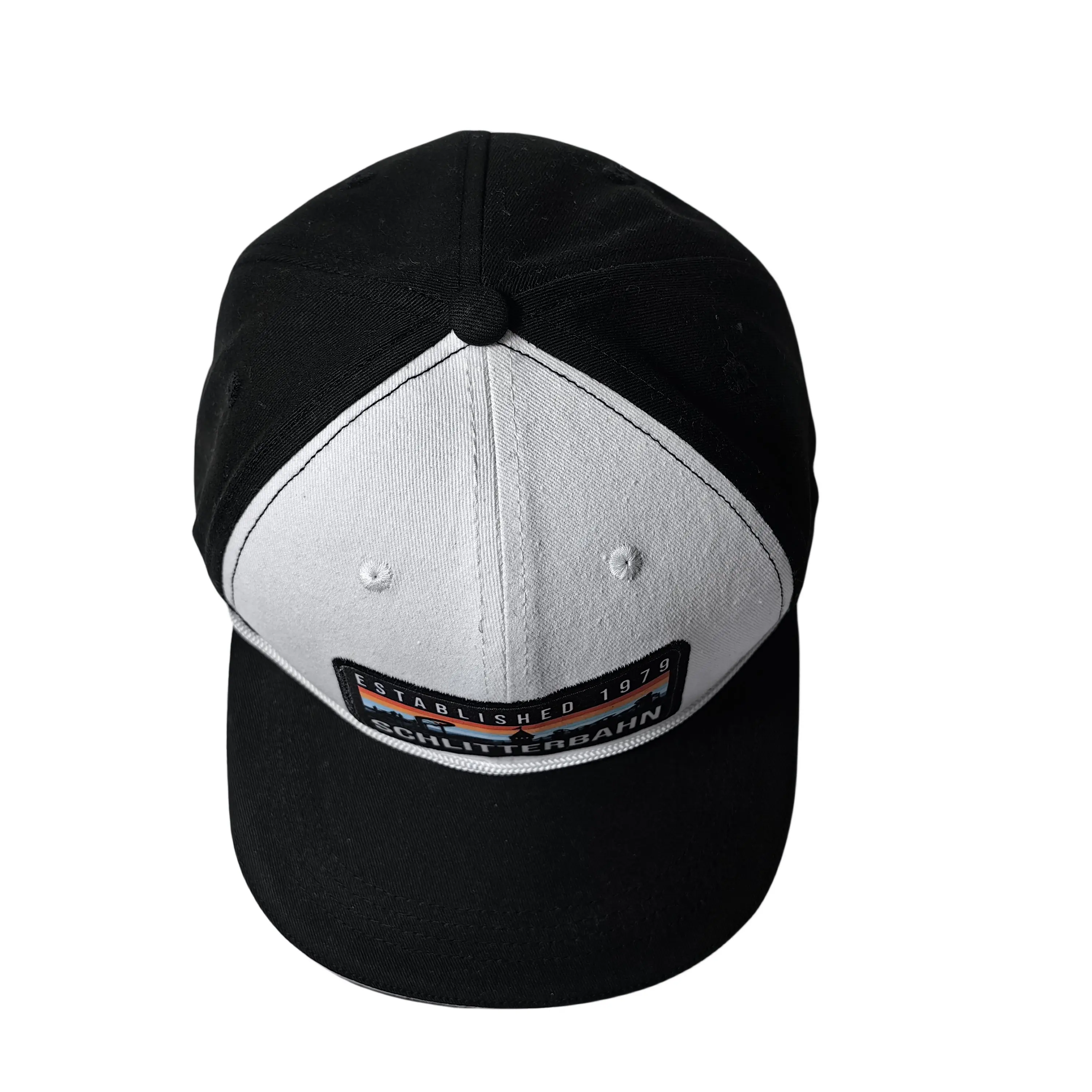 Fashion Design Customized Promotional Sublimation Printing Patch Flat Bill Strip on Visor Baseball cap