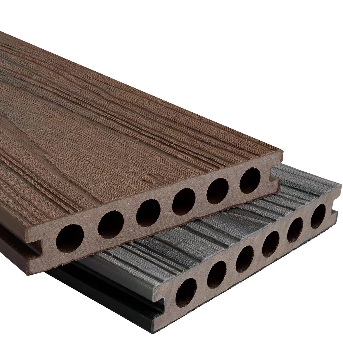 Germany technology outdoor exterior WPC 3D embossed Wood Plastic Composite cladding flooring fence wall panel Wpc Decking