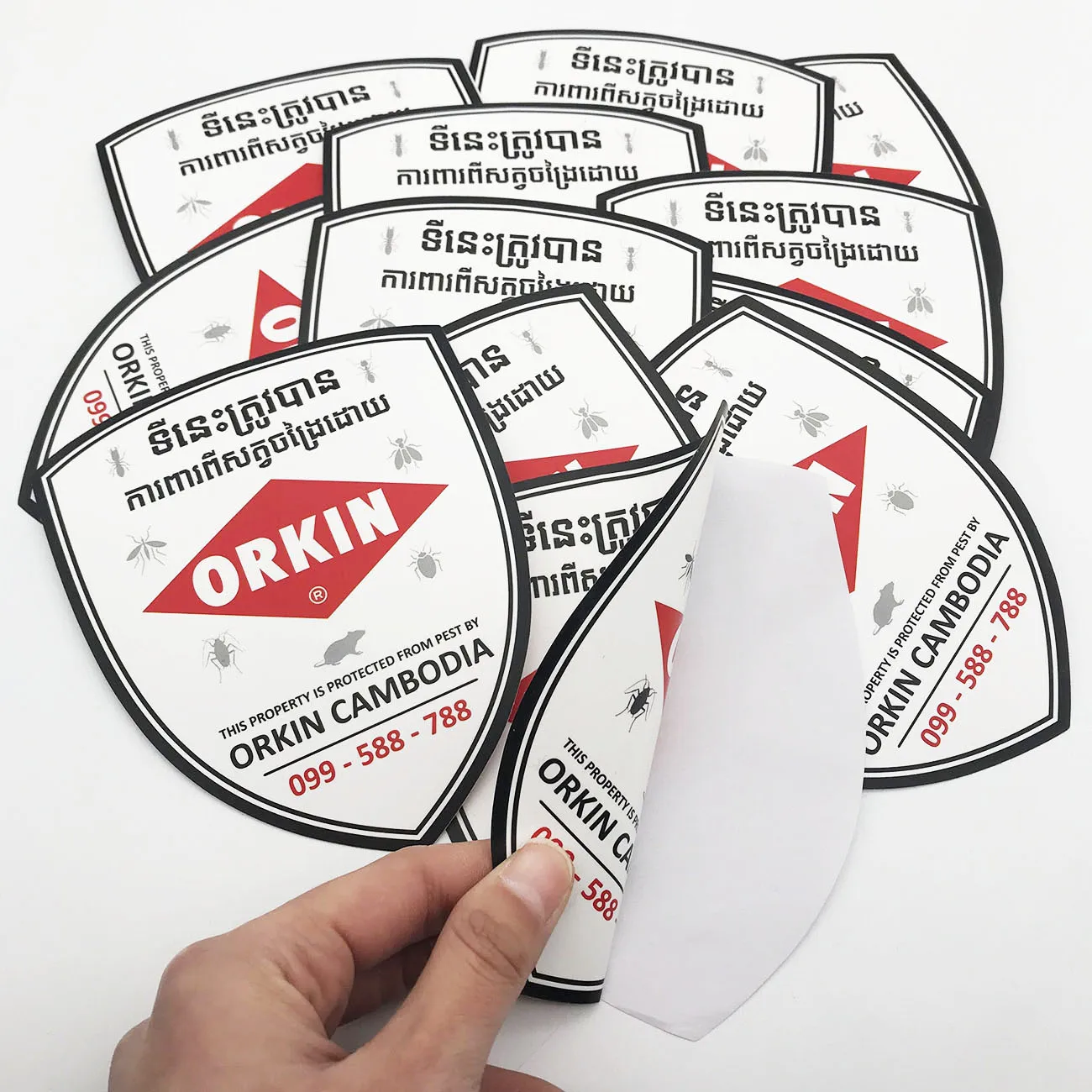 High quality  electrostatic shop car window decorative adhesive  sticker