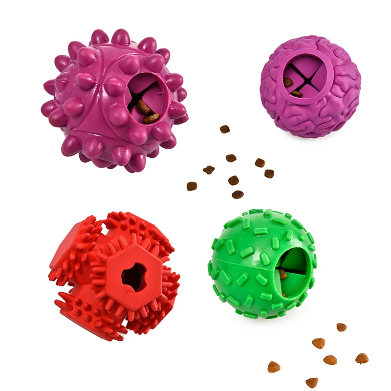 Strawberry Blueberry Dragon Fruit Shape Pet Chew Rubber Dental Health Dog Toys