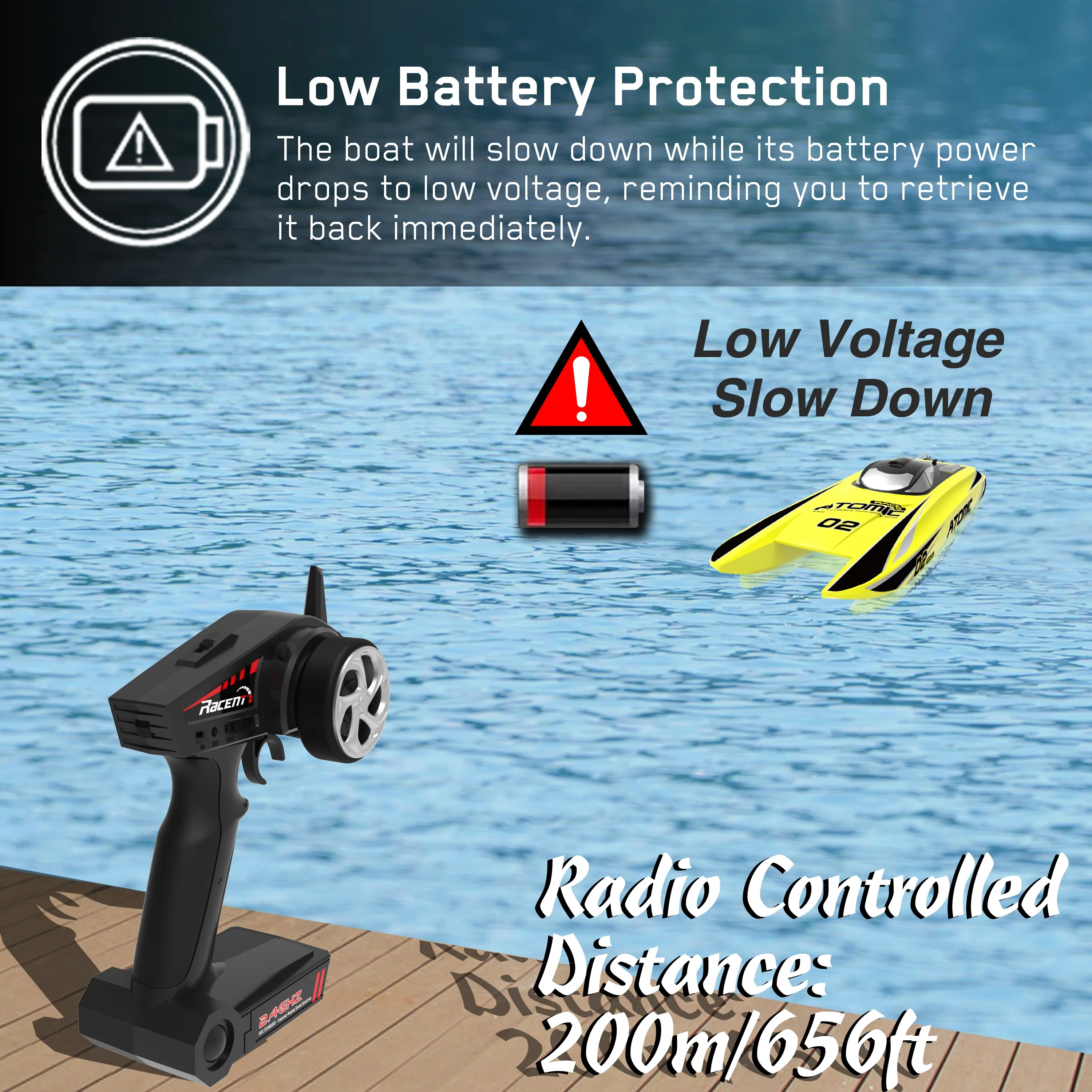 Long Range Remote Control Rc Yacht Boat Rc Sailboat High Speed Ship Professional Plastic Electric Original Box Outdoor