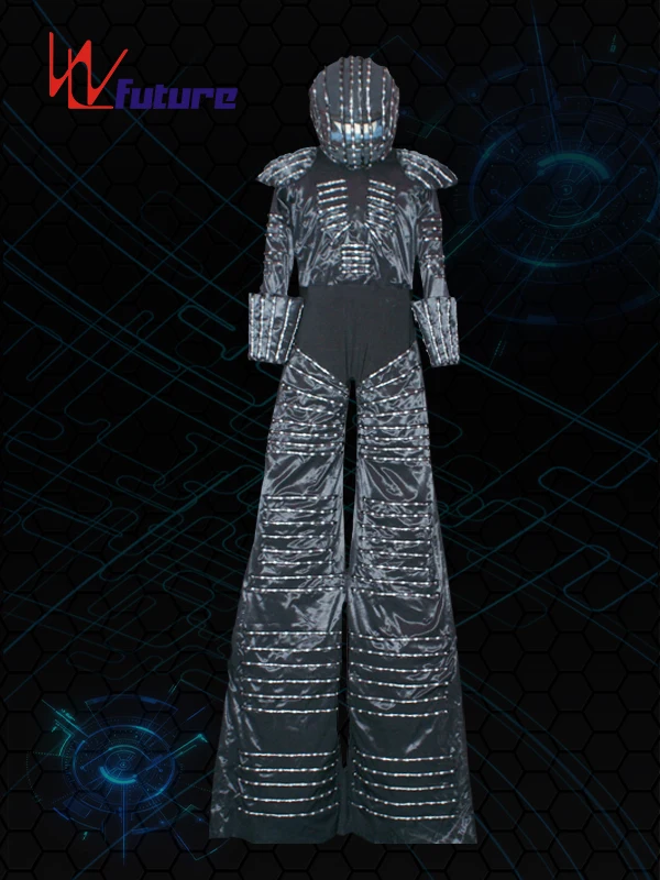  Software Control Robot Co2 led costume giant LED stilt walker for circus stage performance Led