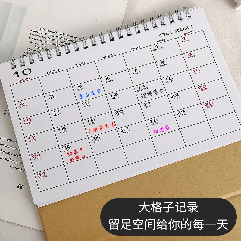 Custom Wall Planning Calendar 12 Sheets Offset Paper Wall Calendar Custom Small Amount