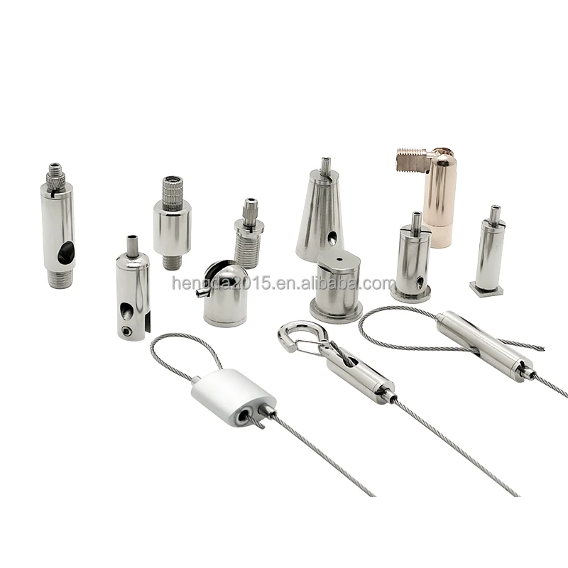 Factory Wholesale Ceiling Lighting Hardware Ceiling Attachment Hanging Steel Wire Rope for LED Lights
