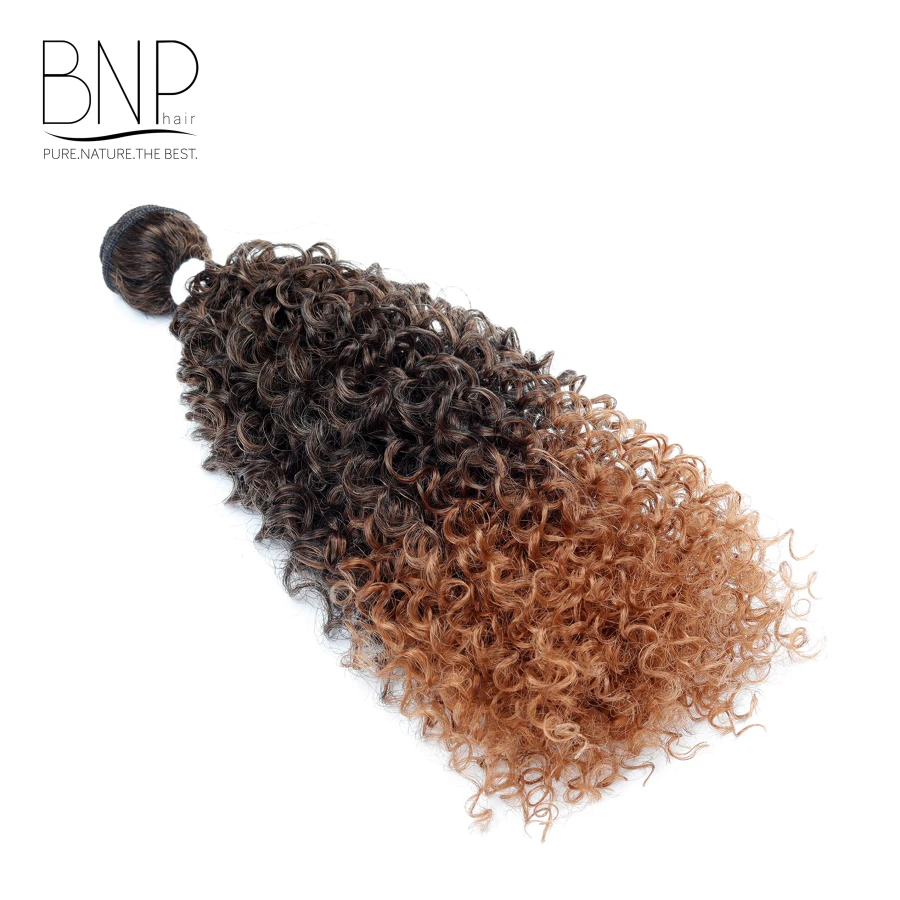 BNP High Quality Natural Curly Braided Hair Extensions Genius Weft Packaging Box Tools Jerry Curl Style Dyed High Temperature
