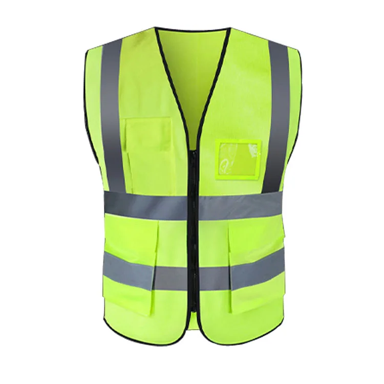 Светоотражающий Жилет для бега куртки с высокой видимостью желто-зеленый индивидуальный мужской женский детский рабочий жилет со стороны дороги