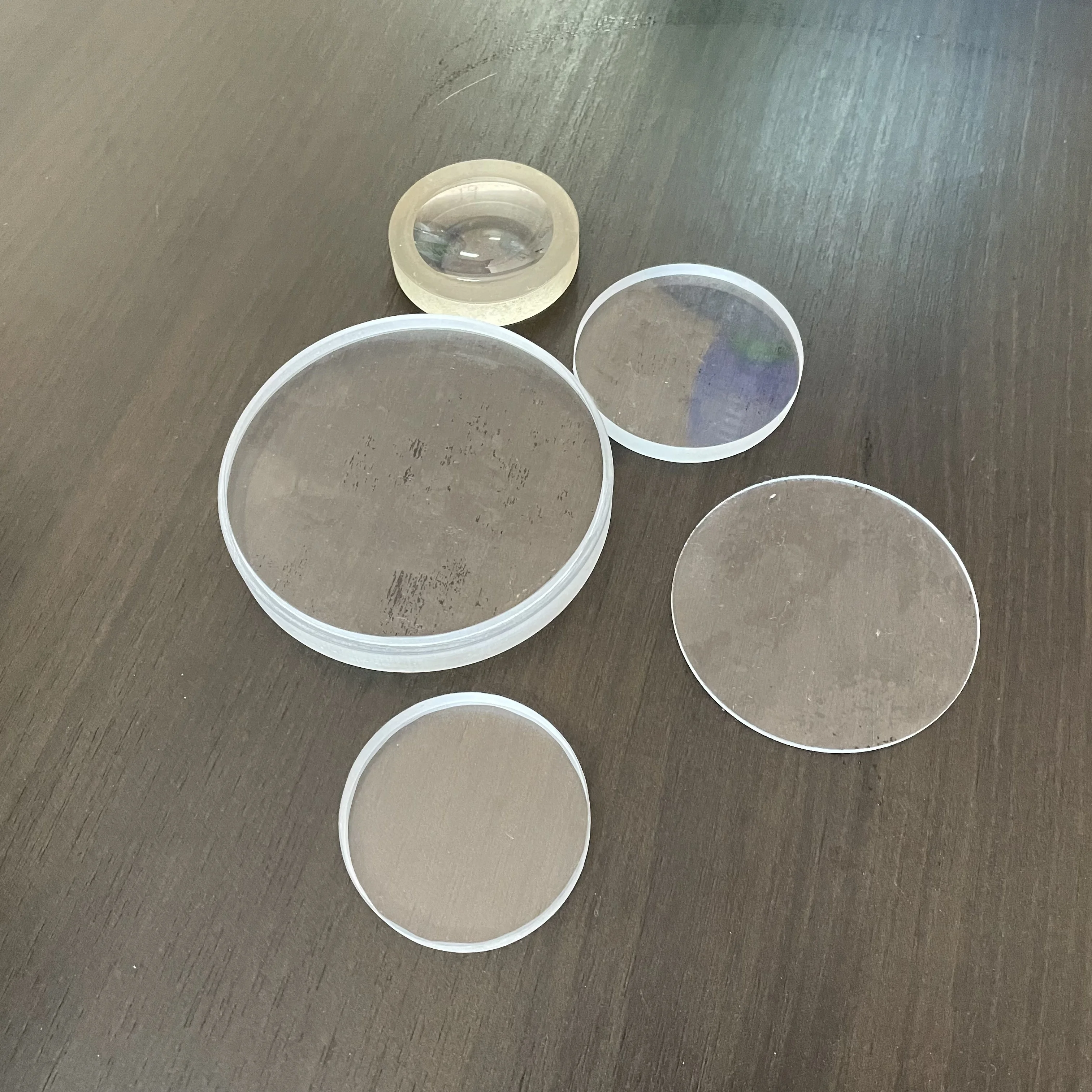 factory wholesale Clear Plate Quartz Window Wafer crystal quartz plate