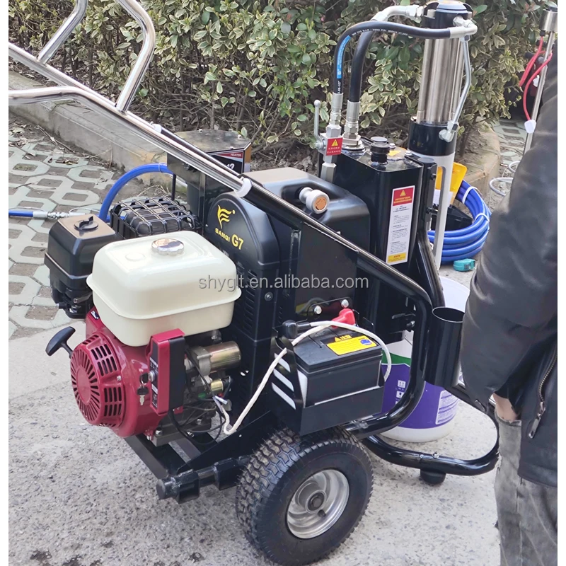 hydraulic pump water proof spray wall painting machine high pressure electric paint spray machine dry painting machine