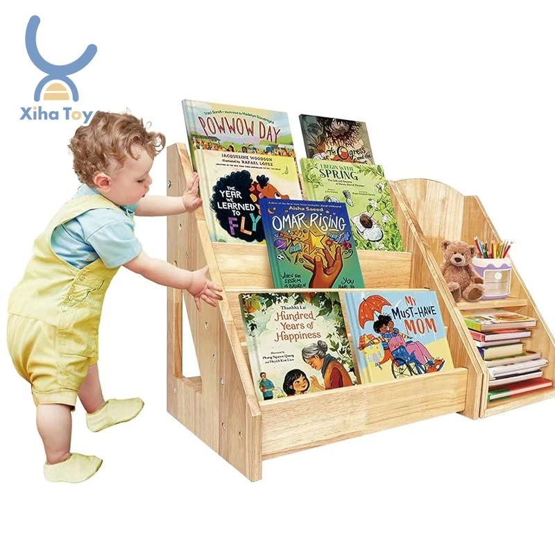 Деревянная книжная полка