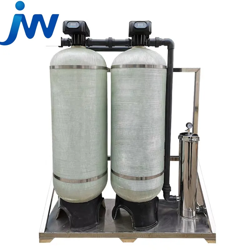 Sodium Ion exchange  water softener for overhead tanks price with frp tank