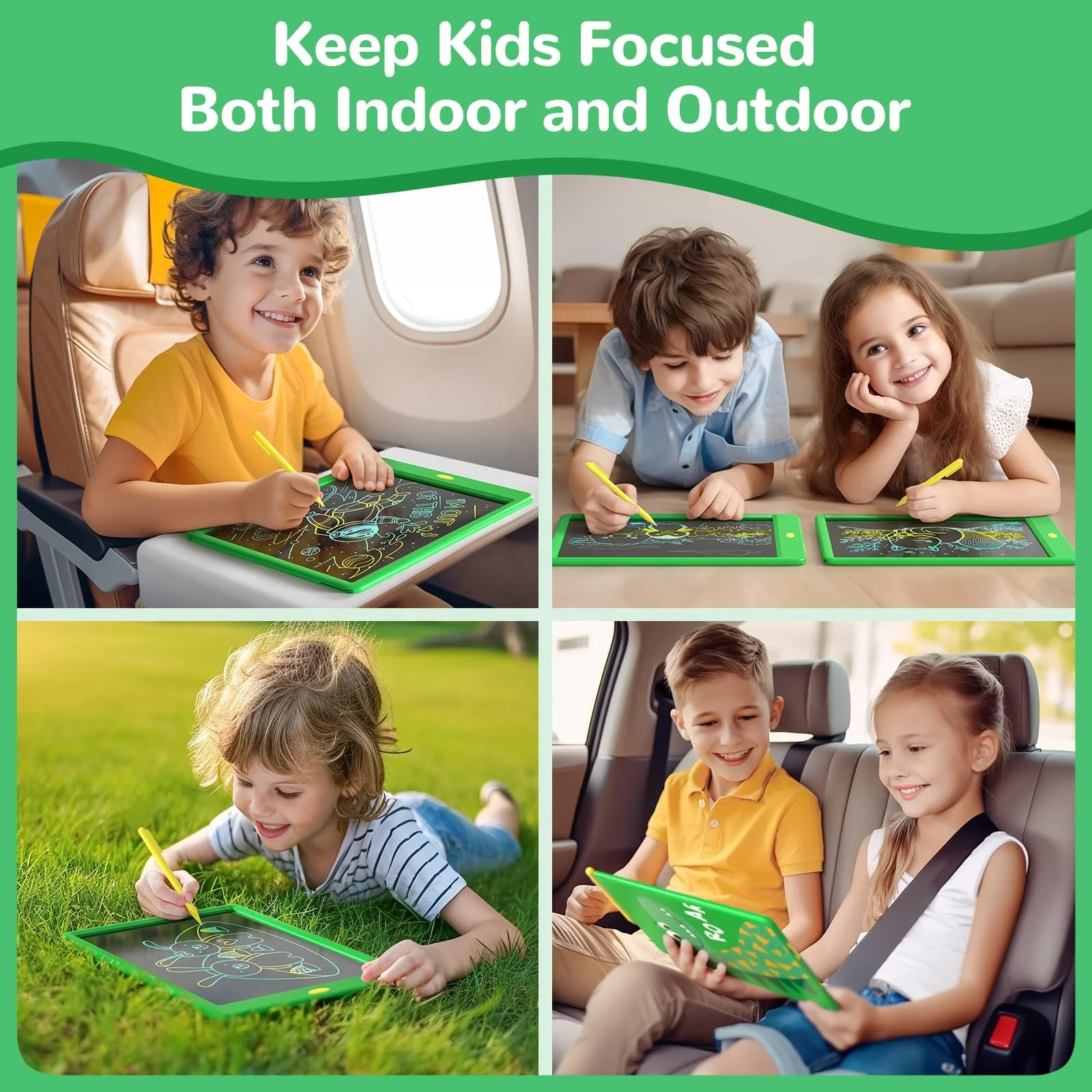 Dinosaur Christmas Birthday Gift Girls Boys Educational Learning Toys LCD Drawing Writing Tablet Doodle Board For Kids