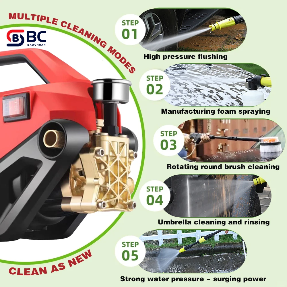 Garden High Pressure Portable Mini Mobile Car Washer Pump