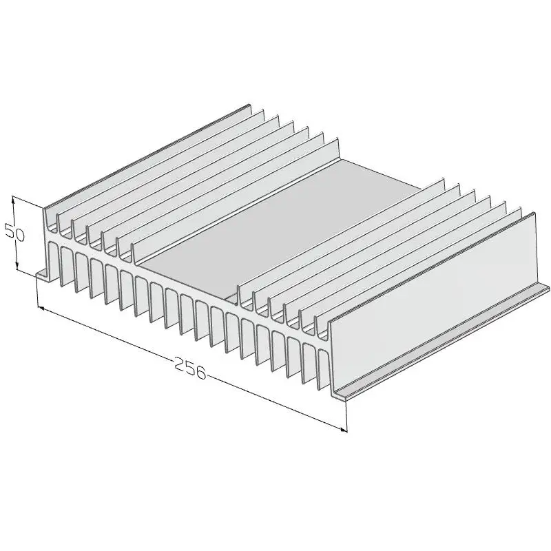 Радиатор SSR 256 (Ш) * 50 (В) мм гибкая длина