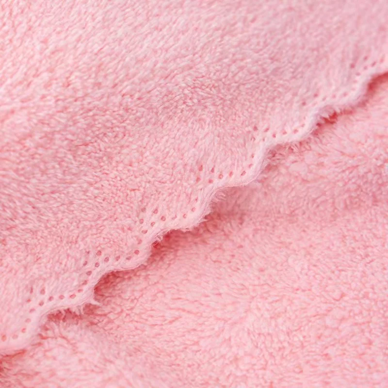 custom towel gift set super water absorbency microfiber fabric Encryption plush spa towel hair salon towel